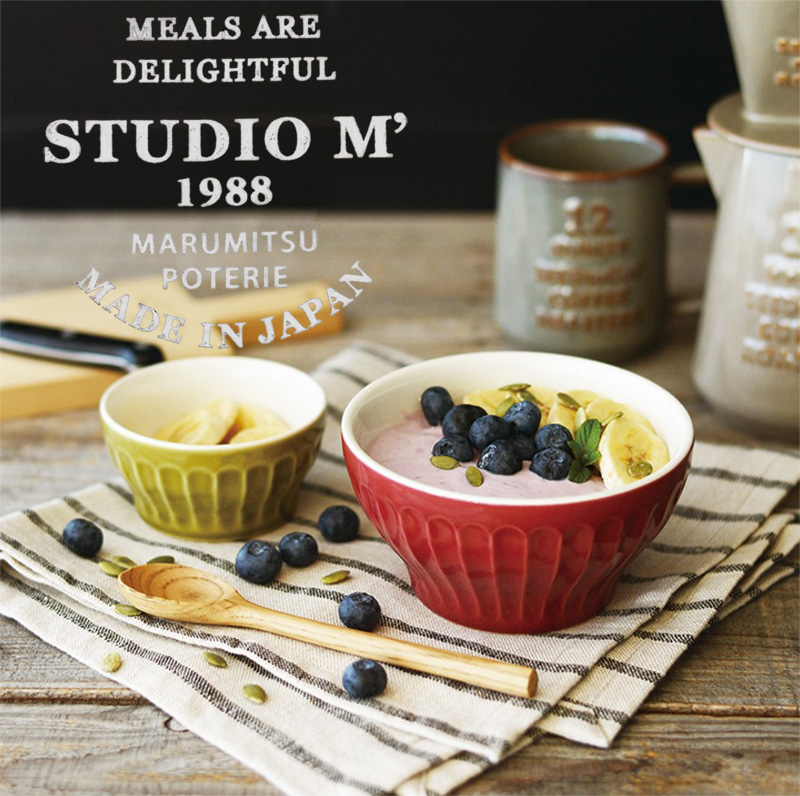 studio m'（スタジオエム） マルミツポテリ｜ ボウル スープ 小丼