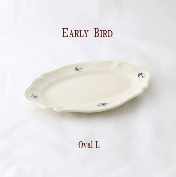 アーリーバード(Earlybird)オーバルプレートL