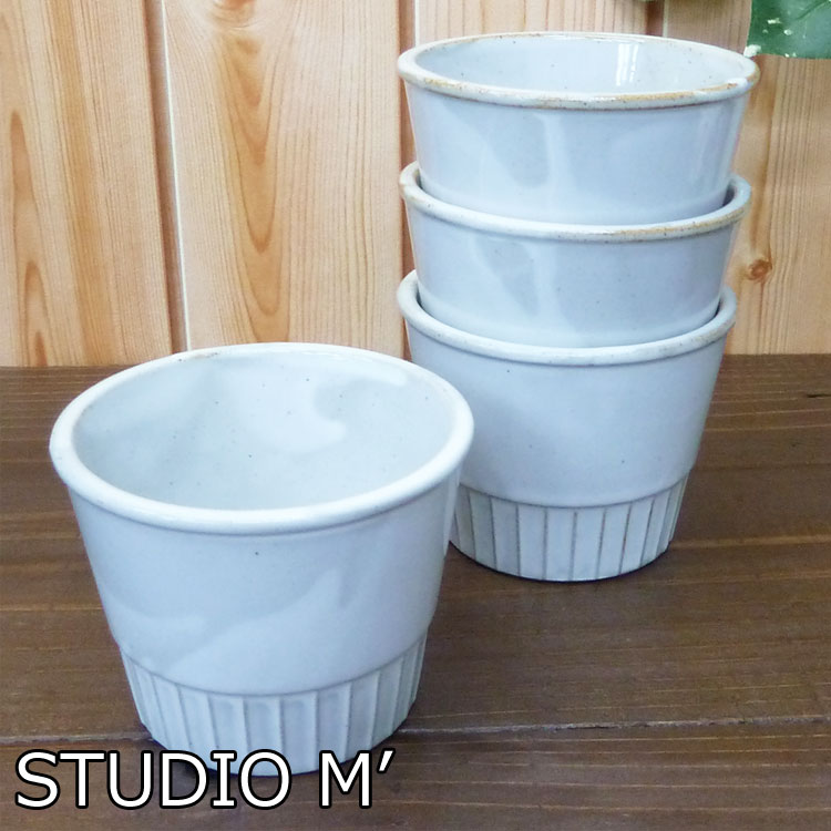 studio m'（スタジオエム） マルミツポテリ｜ グリーズ・カップ 陶器