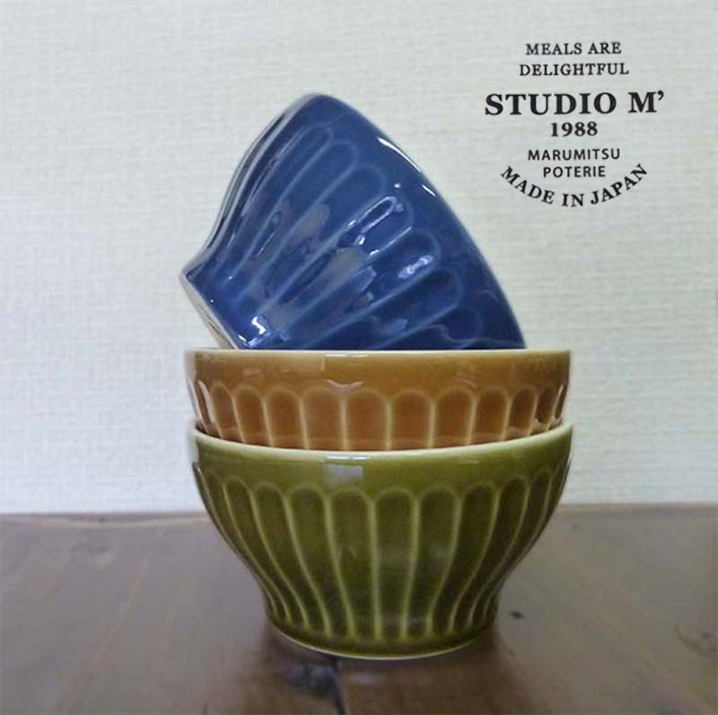 studio m'（スタジオエム） マルミツポテリ｜ ボウル スープ 小丼