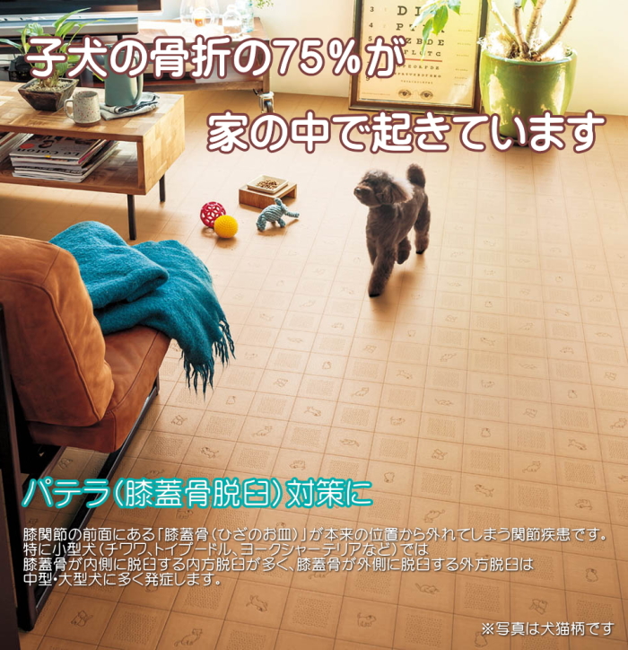 ペット クッションフロア パテラ対策 マット 犬 滑り止め カーペット 消臭 ペットマット 防水 フロアマット  犬 足腰 ケア 猫 滑り止め ペット 床 保護