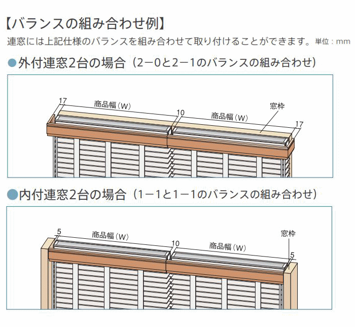ニチベイ（Nichibei） ブラインド 木製 ウッド クレール用 後付けリア