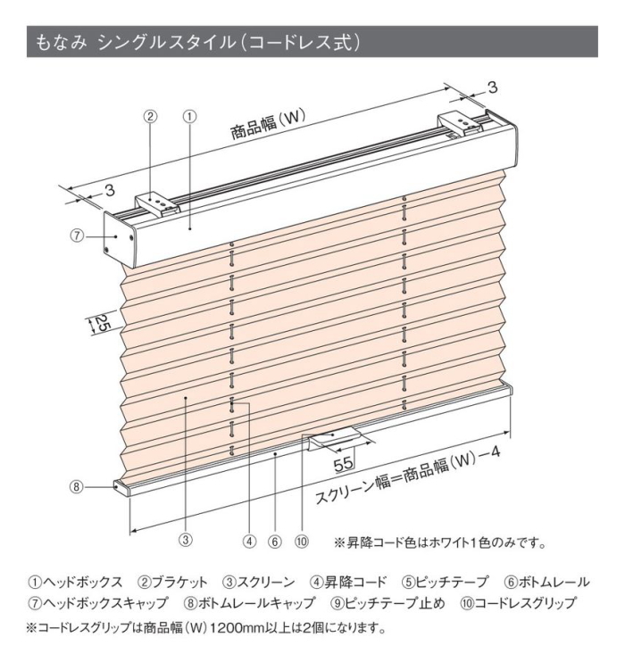 www.f-kanban.jp - プリーツスクリーン もなみ ニチベイ M5059〜M5061