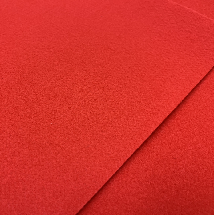 ワタナベ工業 毛氈風 フェルト 赤 2mm厚 91cm巾 10cm単位 毛氈 もう