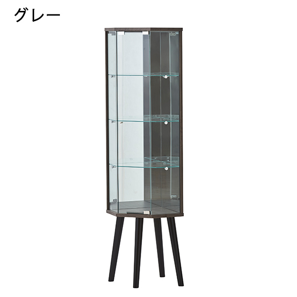 コーナーコレクションケース コレクションボード キャビネット 飾り棚