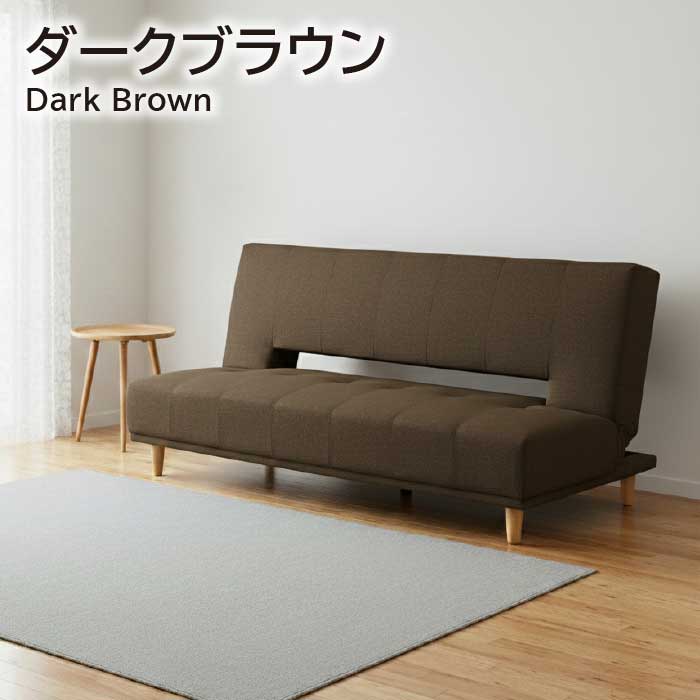 ソファベッド 3人掛け リクライニング 3P セミダブルベッド