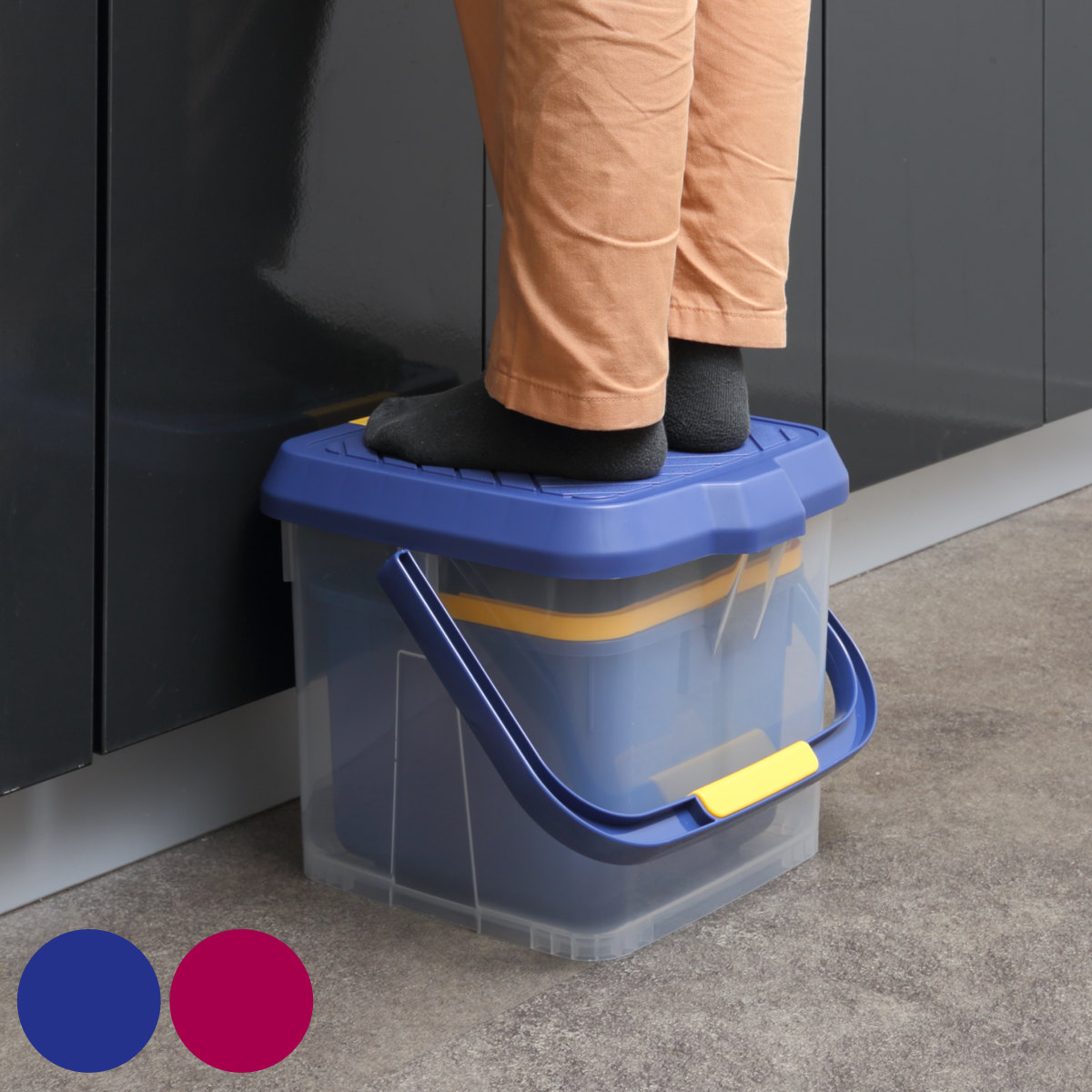 �o�P�c ����΂�o�P�c �ω׏d100kg ���ݑ� ��� �h�ЃO�b�Y �u���[ �i ����΂�o�P�c17L �|�� �l�p �ӂ��t�� ����q �X�e�b�v �X�c�[�� �v���X�`�b�N �p�^ �j