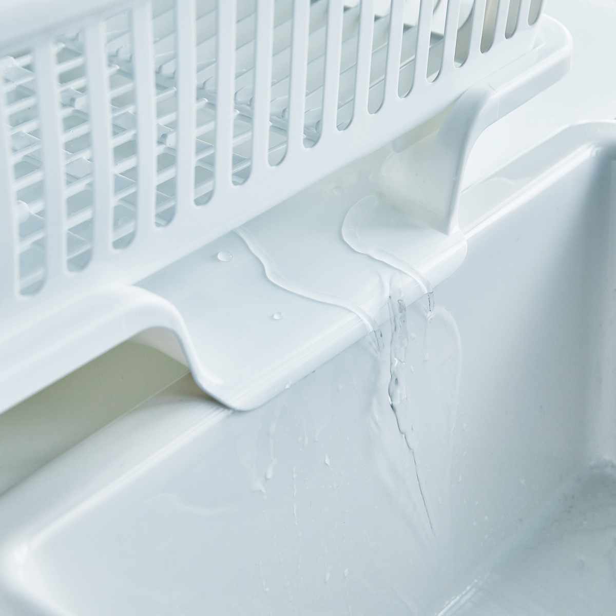 水切りかご 縦型 カトラリーポケット付き ( ...の詳細画像4