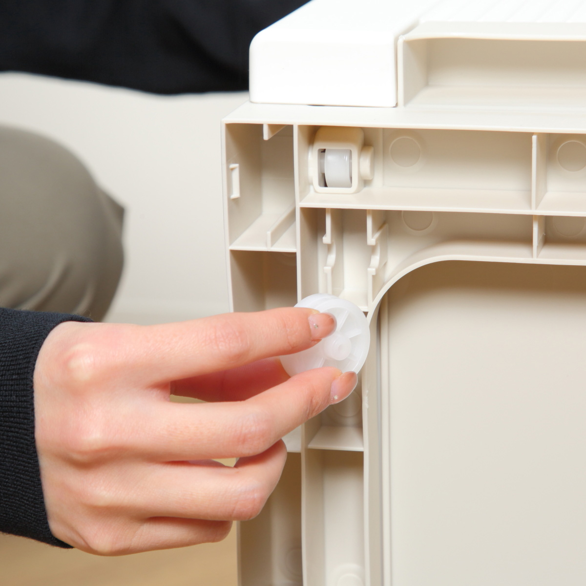 サンコープラスチック チェスト オーラ ワイド 浅型 4段 収納 （ 幅65 