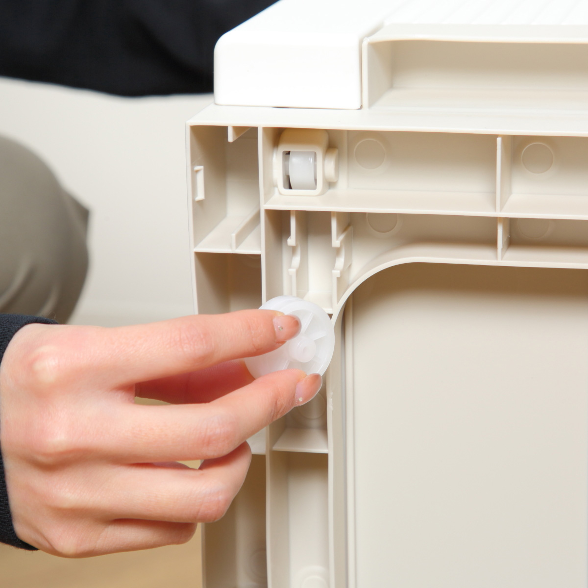 サンコープラスチック チェスト オーラ ワイド 深型 3段 収納 （ 幅65