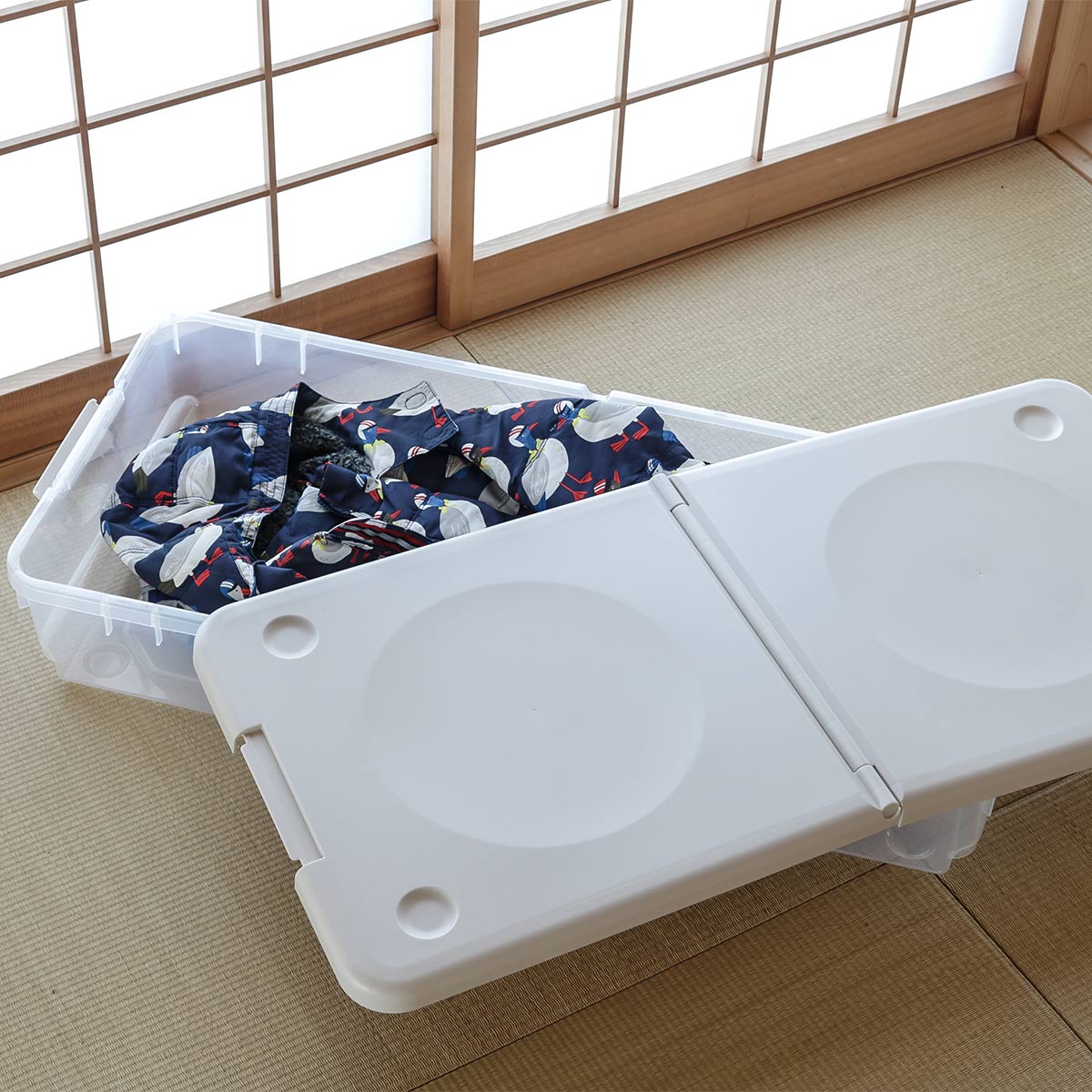 天馬 収納ボックス 45S ロング とっても便利箱 フタ付き 5個セット
