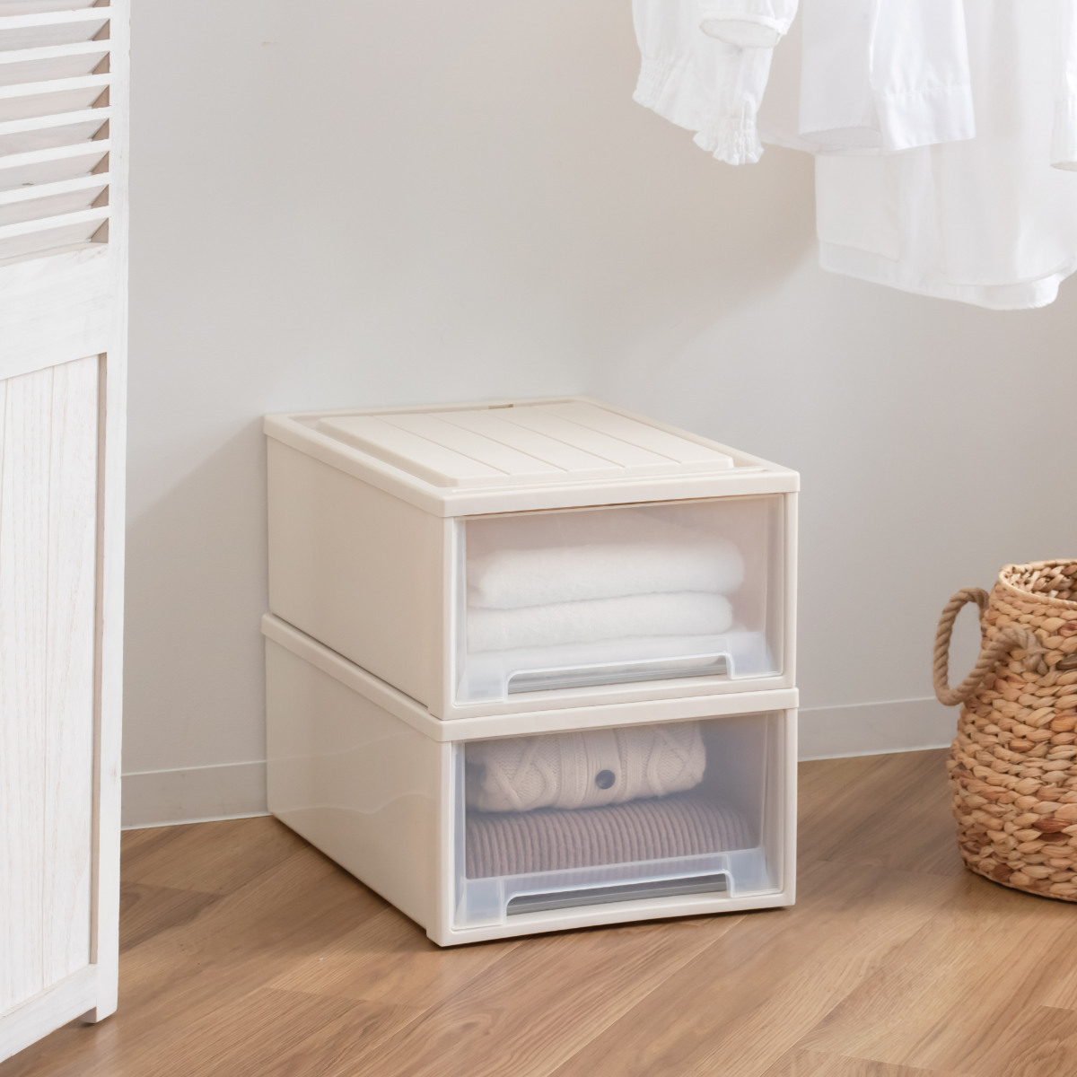 天馬 収納ケース Fitsケースに積み重ねられる ビュートクローゼット 23