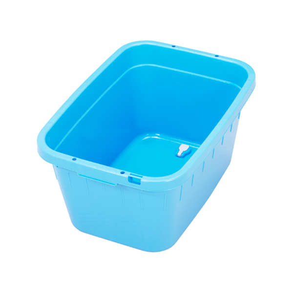 TONBO（新輝合成） タライ 60L ジャンボタライ 角型 水抜栓付 たらい