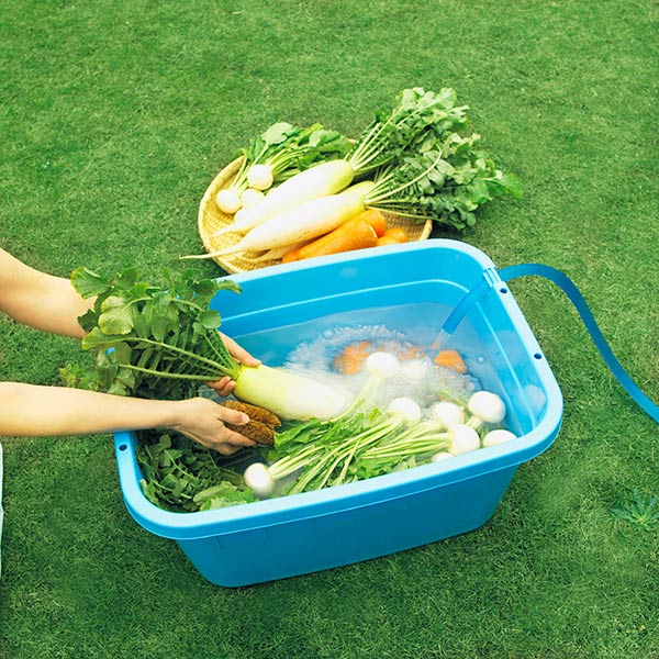 TONBO（新輝合成） タライ 60L ジャンボタライ 角型 水抜栓付 たらい