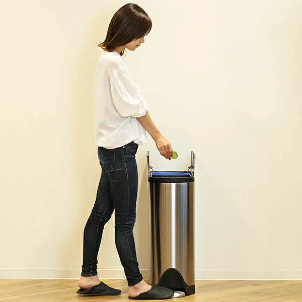 simplehuman（シンプルヒューマン） 正規品 ゴミ箱 分別 ペダル式 ふた