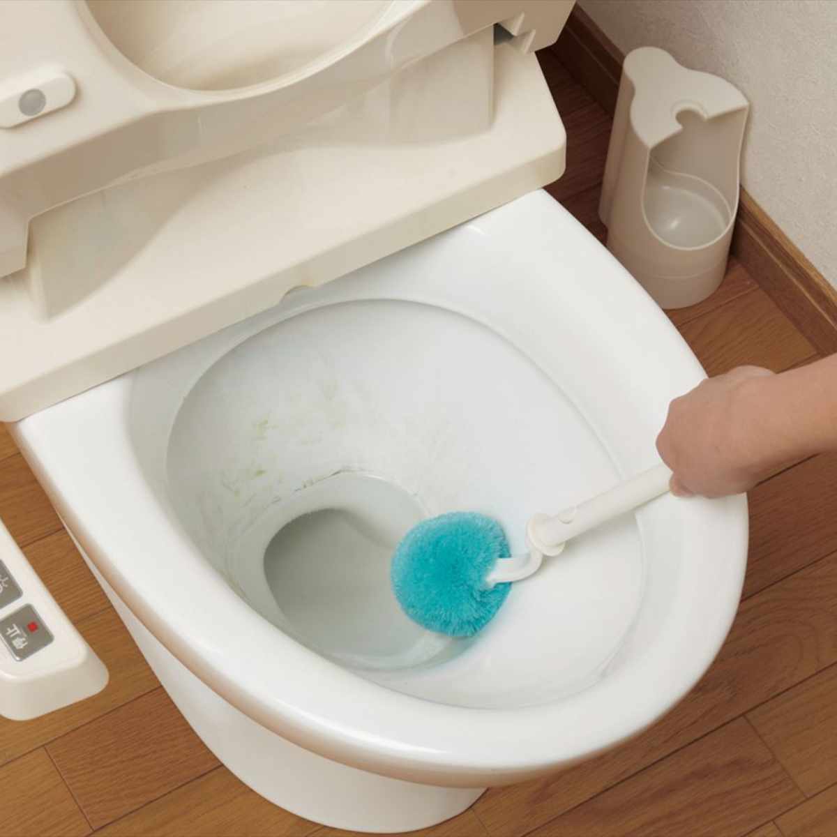 クマ トイレブラシ 収納付き トイレ掃除ブラシ 熊オブジェ トイレ用品インテリア Amazon｜トイレブラシホルダーセット バスルーム用 とてもかわいいクマ
