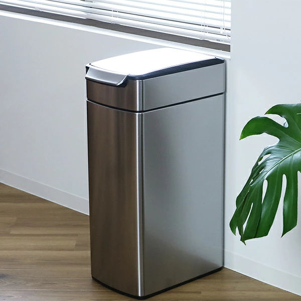 simplehuman（シンプルヒューマン） 正規品 ゴミ箱 スリム ふた付き