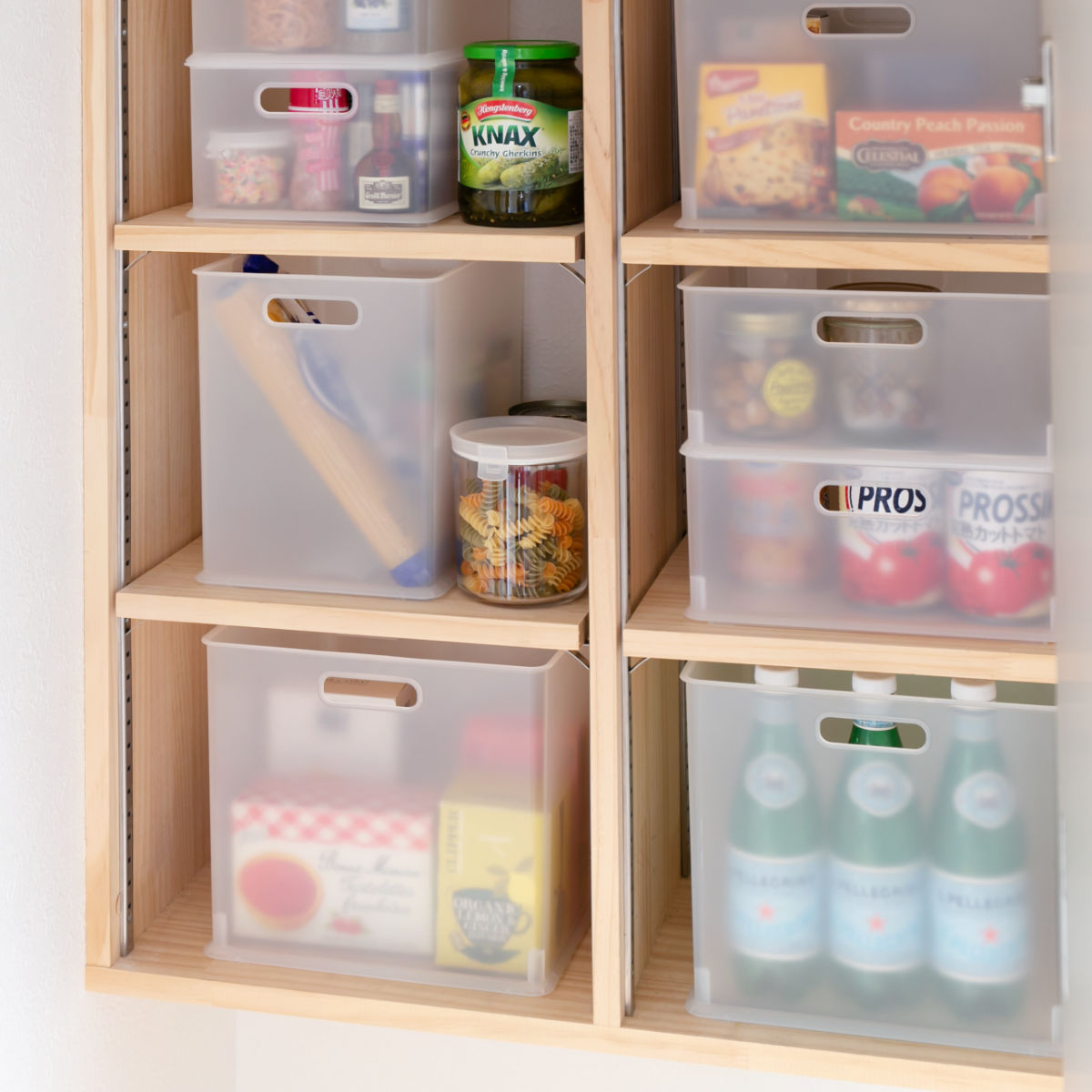 SANKA 収納ボックス 収納ケース ナチュラ インボックス SD 3個セット