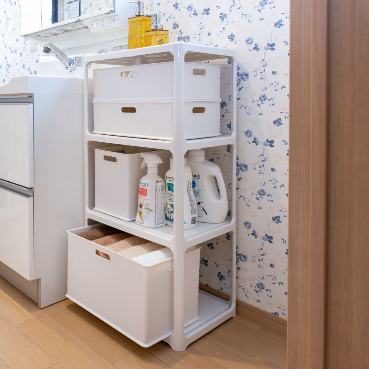 SANKA 収納ボックス 収納ケース ナチュラ インボックス SD 3個セット