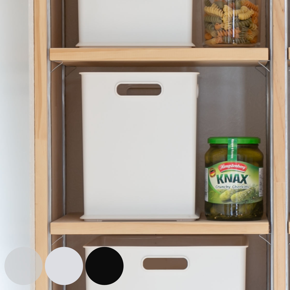 SANKA 収納ボックス 収納ケース ナチュラ インボックス SD 3個セット