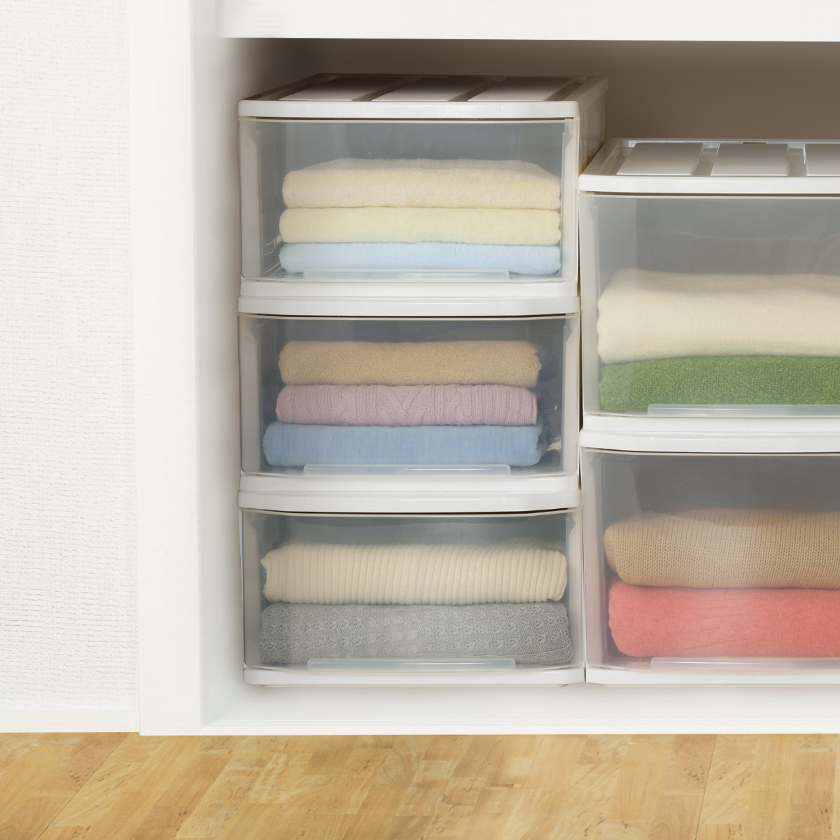 天馬 収納ケース フェミーネケース74 浅型 W 幅39×奥行74×高さ23cm