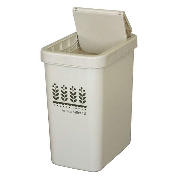 ゴミ箱 同色2個セット 18L スライドペール ふた付き （ ごみ箱 18リットル スライド 蓋つき スリム ダストボックス キッチン プラスチック ） | 平和工業 | 02