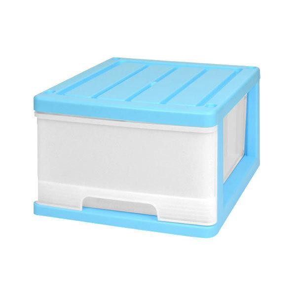 収納ケース 深型 1段 引き出し カラフルカラー プラスチック製 （ 収納