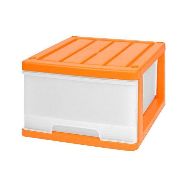 収納ケース 深型 1段 引き出し カラフルカラー プラスチック製 （ 収納