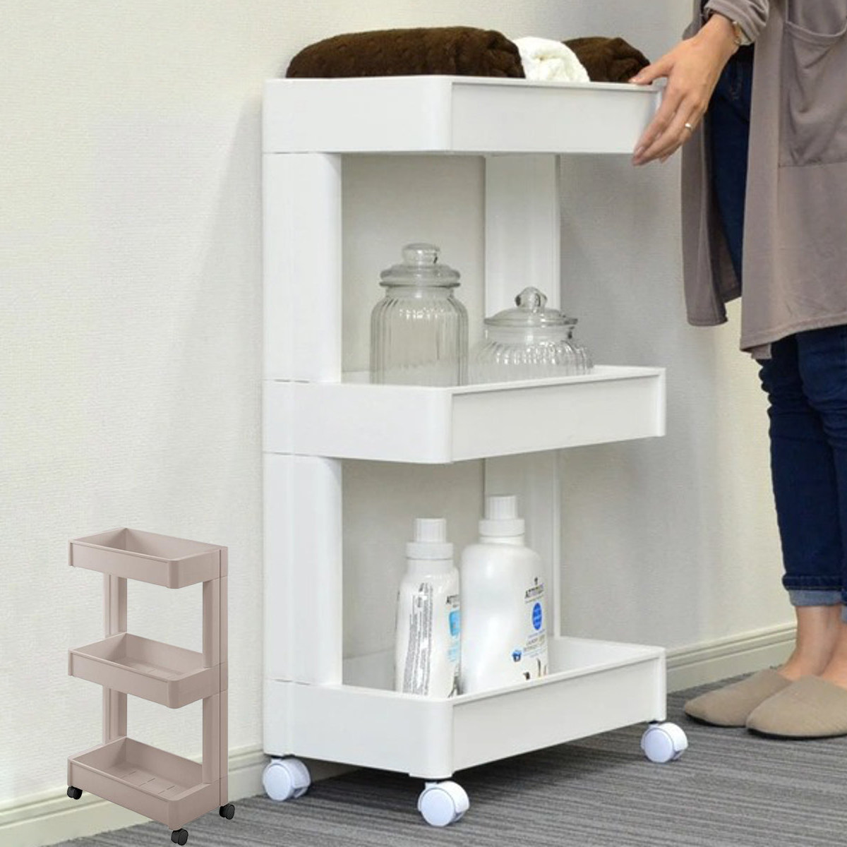 キッチンワゴン 日本製 キャスター付き」の人気商品一覧 | 安い商品を