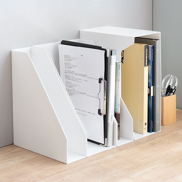 吉川国工業所 ファイルケース A4 スクエア ワイド 横型 ボックス型