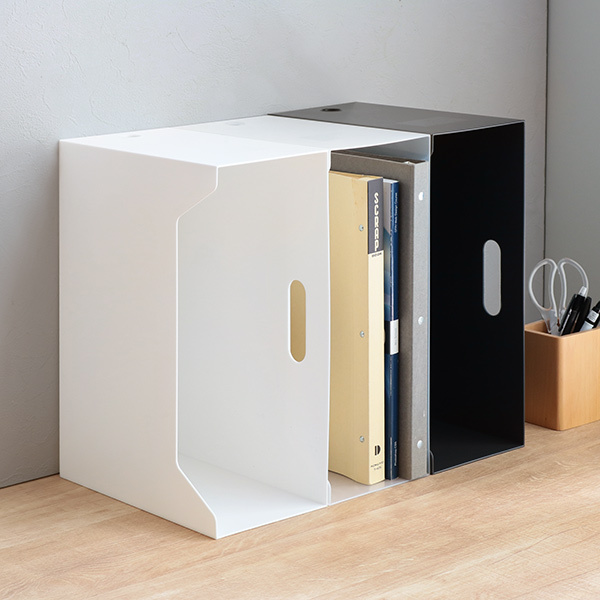 吉川国工業所 ファイルケース A4 スクエア ワイド 横型 ボックス型