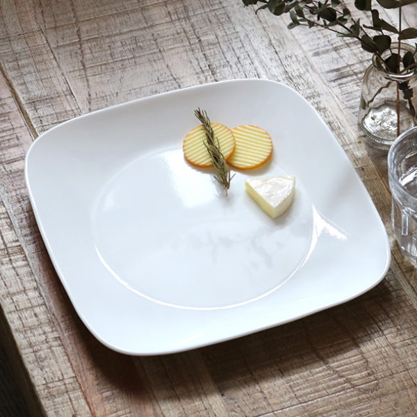 パール金属 プレート 26.5cm CORELLE コレール スクエア 角皿
