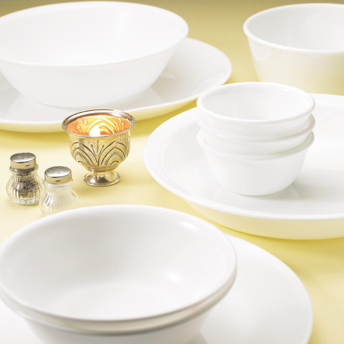 CORELLE コレール スクエアプレート 皿 ホワイト12枚セット パール金属 プレート 26.5cm CORELLE コレール スクエア 角皿