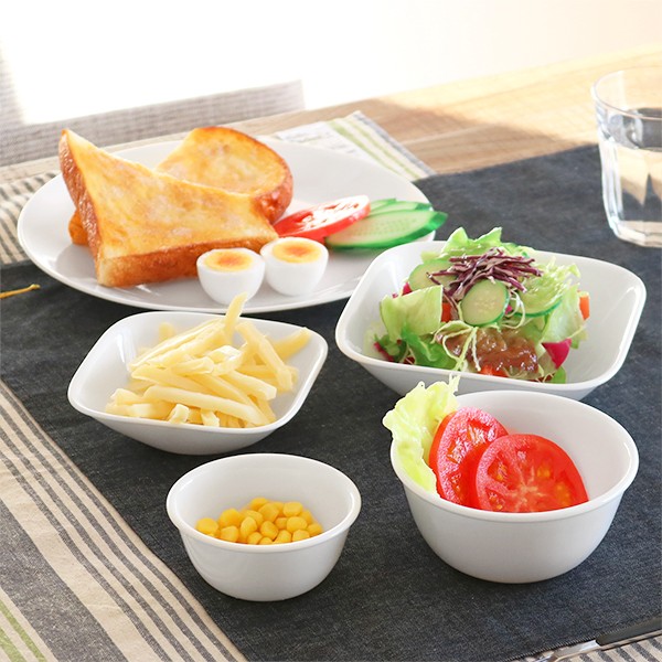 パール金属 ボウル 12.5cm CORELLE コレール ウインターフロスト 5個