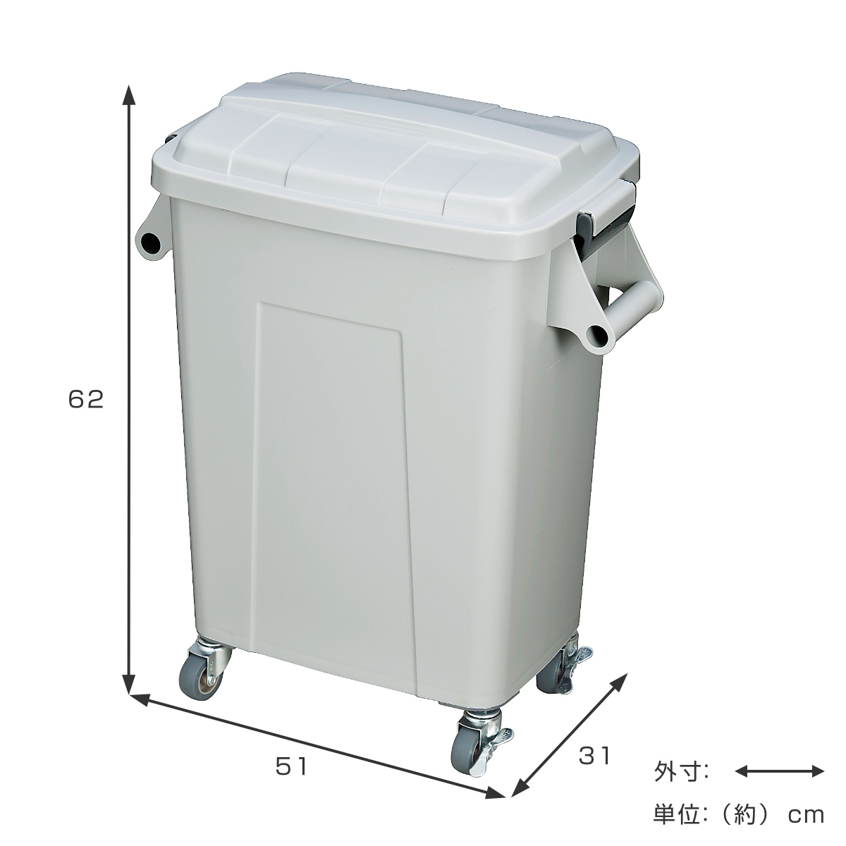 ゴミ箱 業務用 45L 厨房ダストペール ( ...の詳細画像2