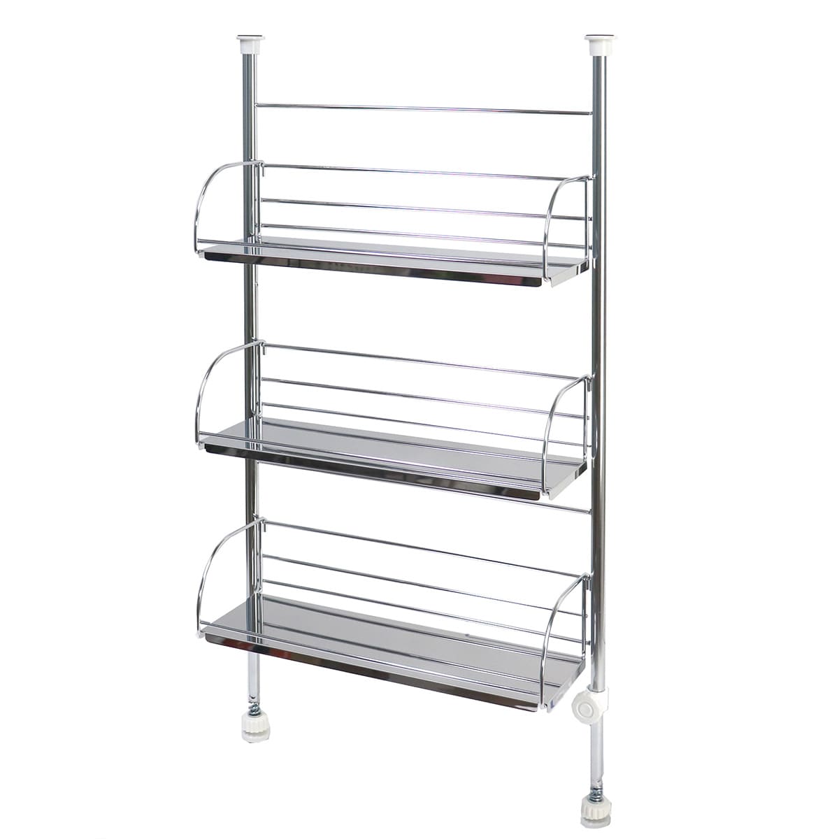 ヨシカワ 調味料ラック 突っ張り スパイスラック 3段 幅40cm （ 日本製