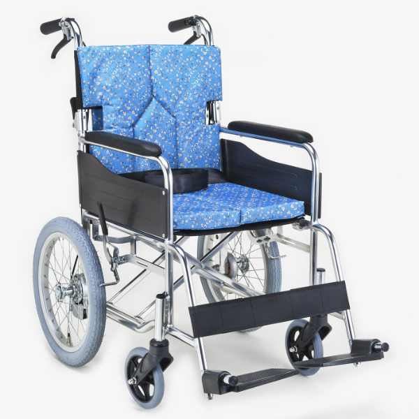 車いす 介助式 背折れタイプ 座面幅40cm 非課税 （ 車椅子 車イス 介護