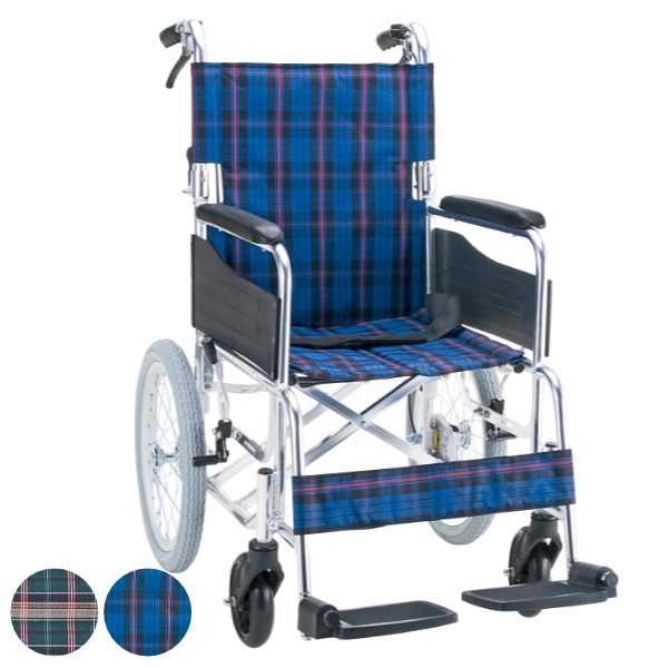 車いす 介助式 背折れタイプ 座面幅42cm 非課税 （ 車椅子 車イス 介護