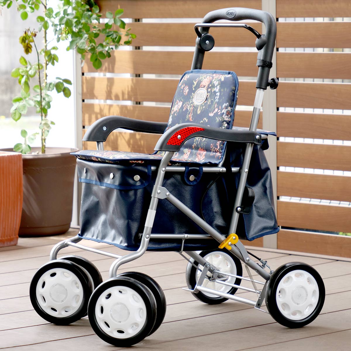 マキテック シルバーカー ノーブル 軽量 コンパクト 座れる おしゃれ