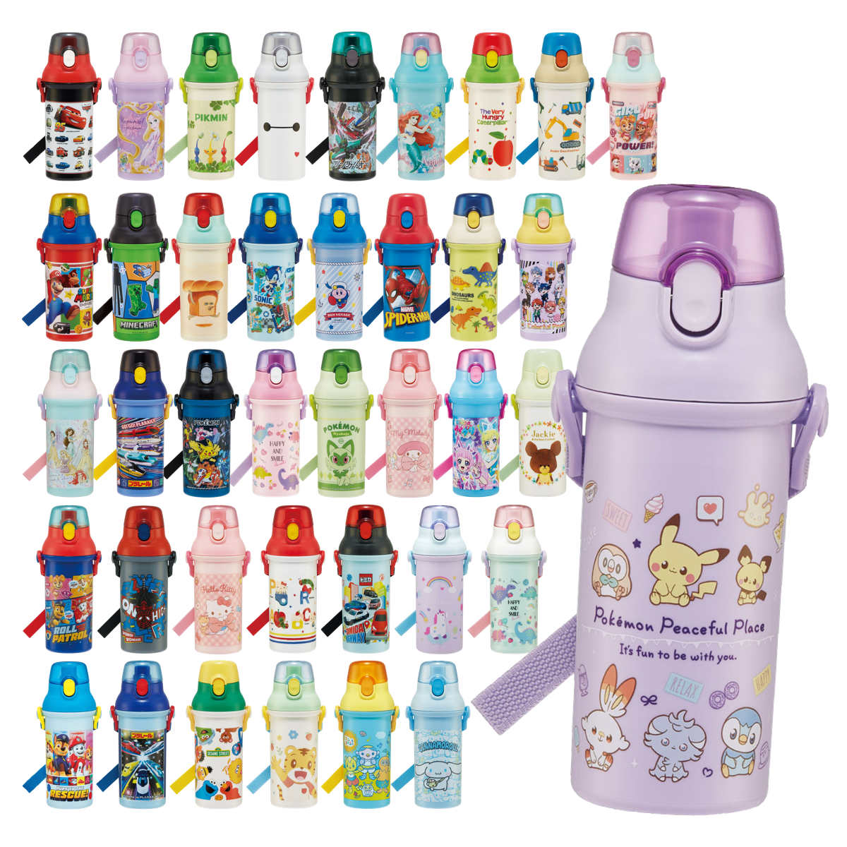 sanrio（サンリオ） 水筒 マイメロディ 直飲み プラワンタッチボトル