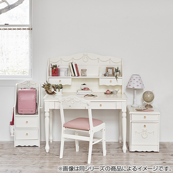 ベンチチェスト 収納ボックス付 姫系 ロマンチック 幅75cm （ ベンチ 収納 子供部屋 ）_8