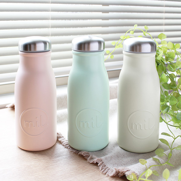 和平フレイズ 水筒 直飲み mil マグボトル 350ml ミルク瓶 保温 保冷