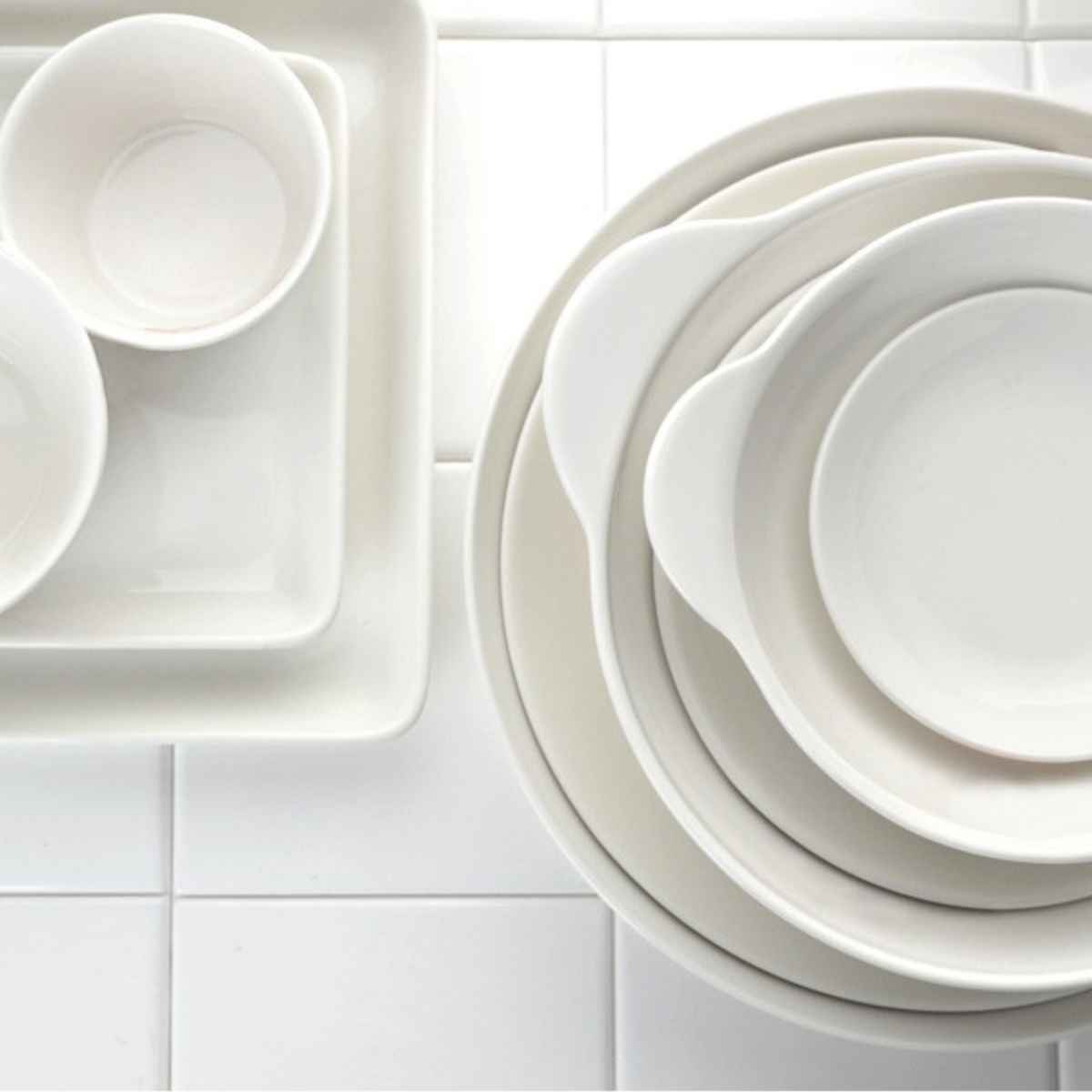 プレート 24cm 軽量強化磁器 fortemore フォルテモア 5枚セット （ 食