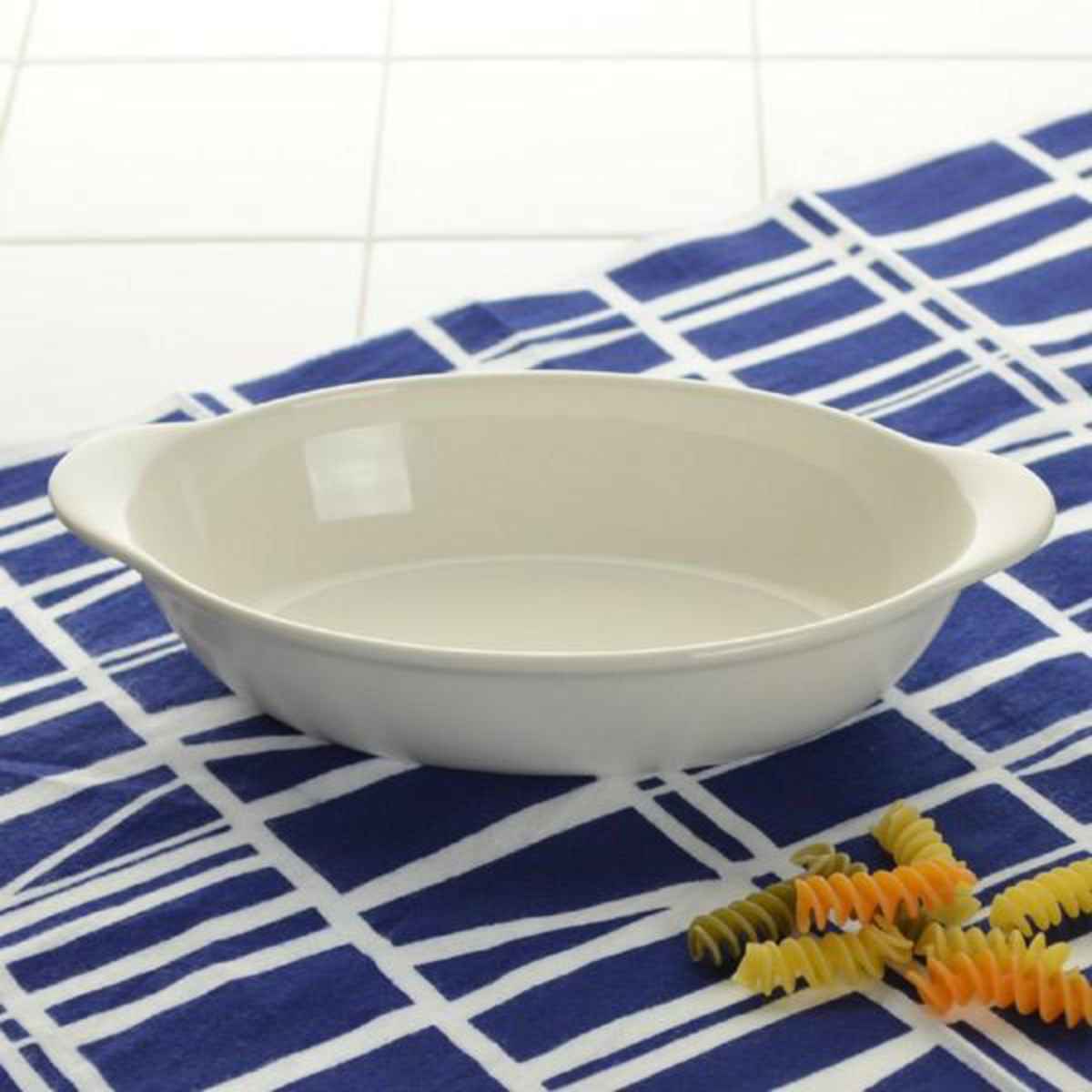グラタン皿 21cm オーバル 軽量強化磁器 fortemore フォルテモア （ 食