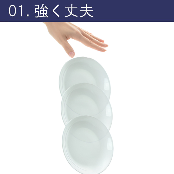 プレート スクエア 18cm 洋食器 軽量強化磁器 フォルテモア 5枚セット
