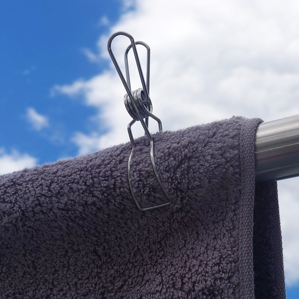 大木製作所 洗濯ばさみ 竿ピンチ 4個入 ステンレス 竿ばさみ （ 洗濯