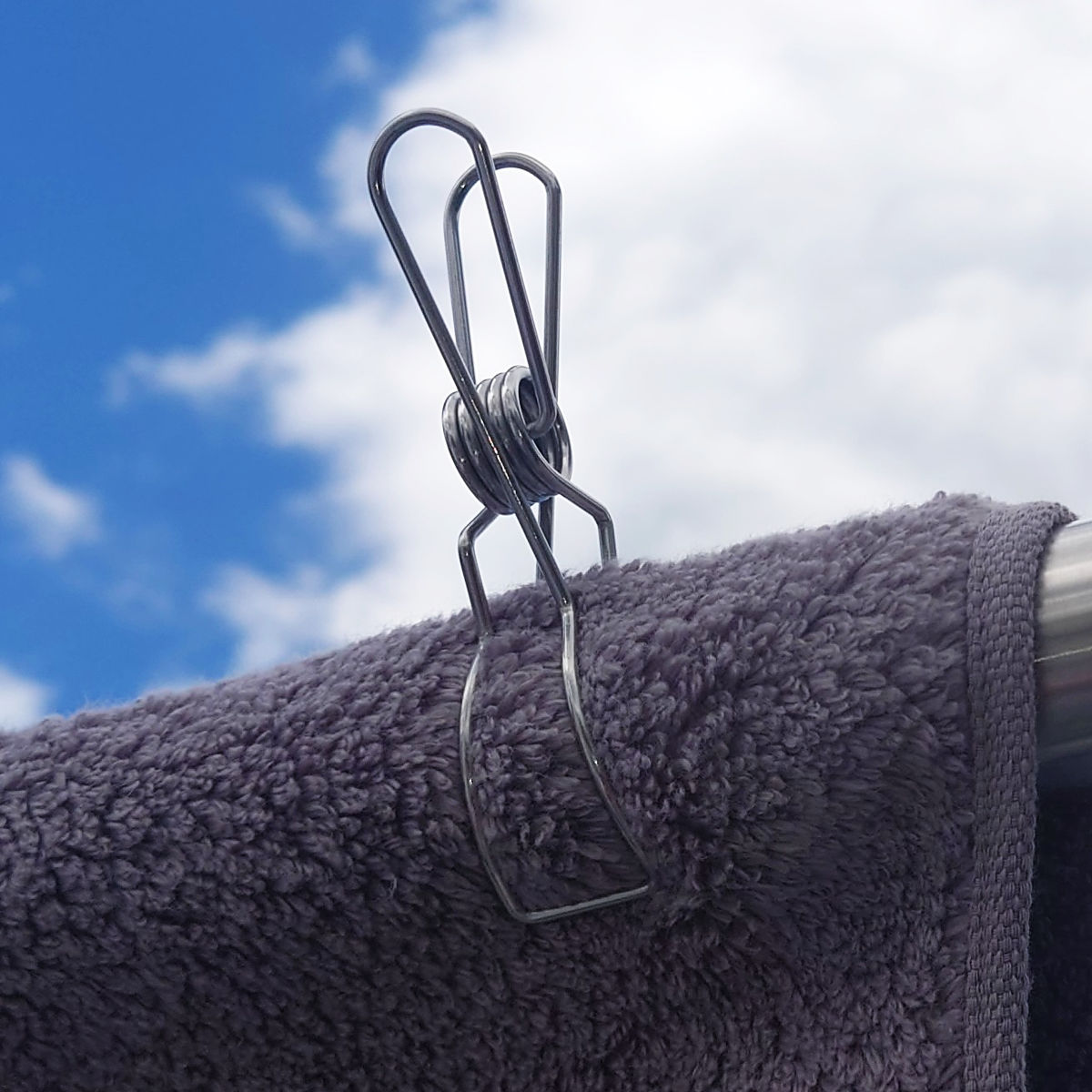 大木製作所 洗濯ばさみ 竿ピンチ 4個入 ステンレス 竿ばさみ （ 洗濯