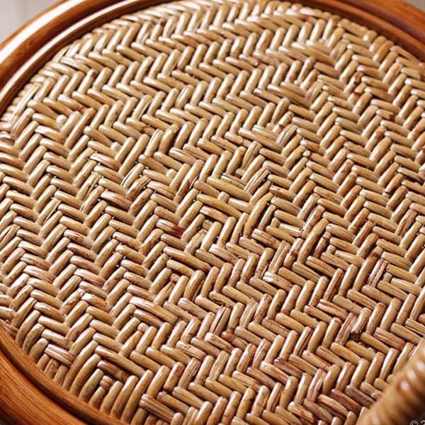 籐 スツール ラタン 背もたれ らくらくスツー...の詳細画像3
