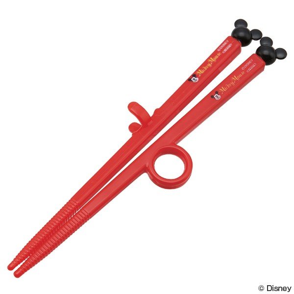 【美品】ミッキーマウス 鉄製茶釜 火箸付き Disney（ディズニー） トレーニング箸 しつけ箸 ミッキーマウス
