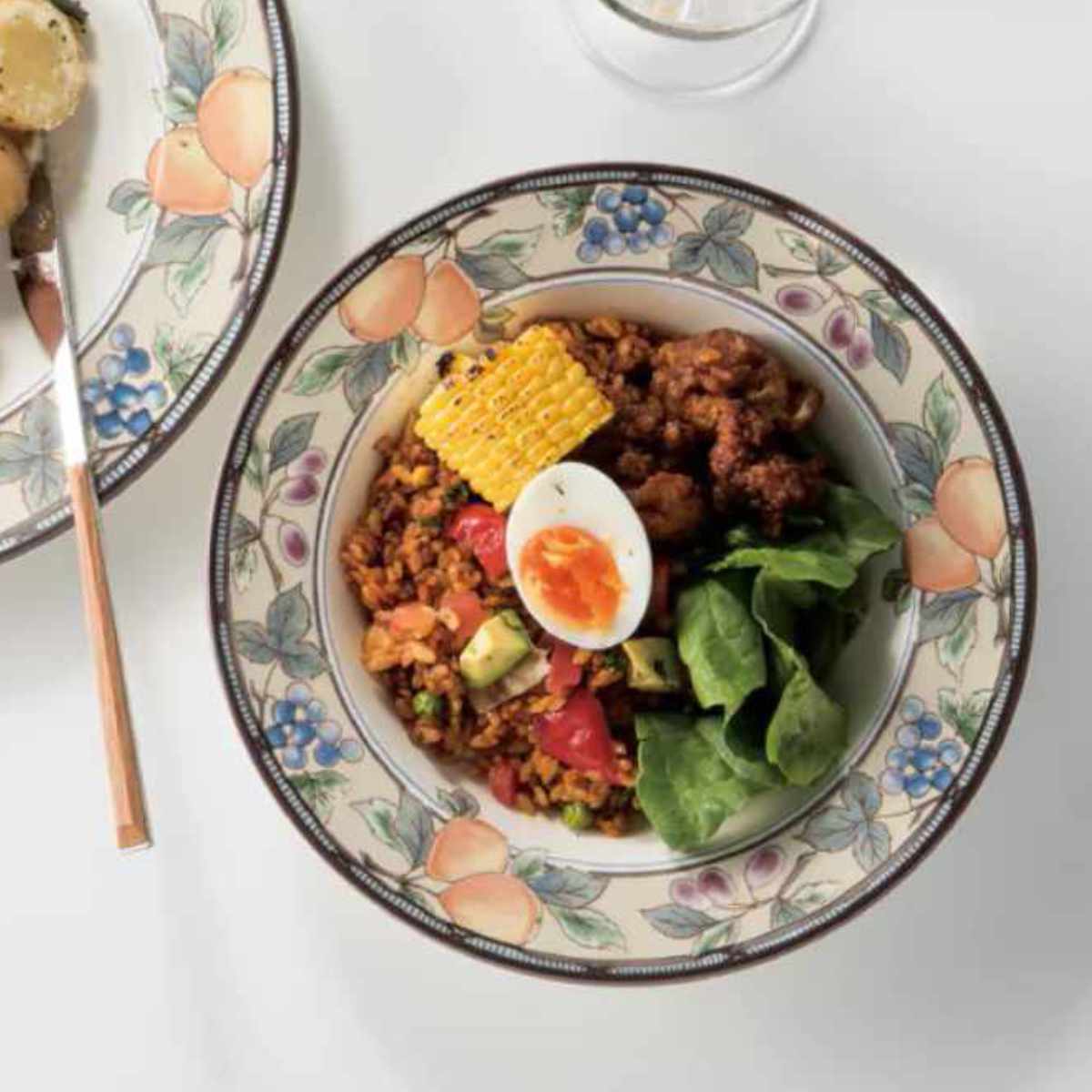  6枚セット 硬質陶器 ガーデンハーベスト 洋食器 24cm スーププレート 6枚セット スープ皿  食器